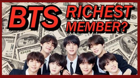 richest member of bts.